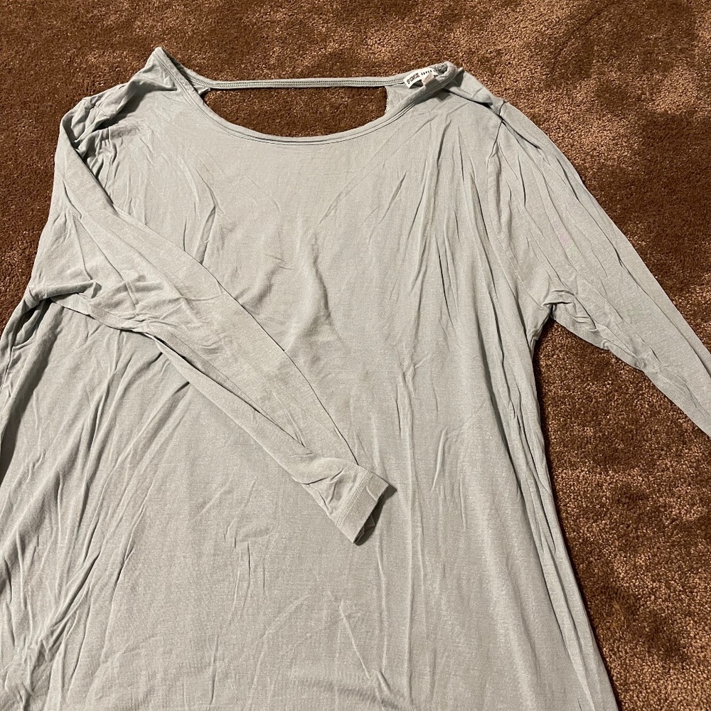 VS PINK super soft green shirt